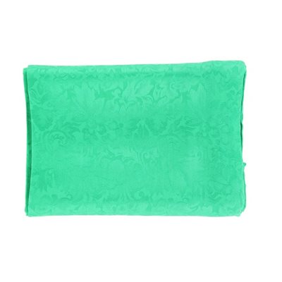 WILD RAG EN SOIE JACQUARD 33X33 VERT ÉMERAUDE