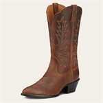 BOTTES WESTERN ARIAT HERITAGE WESTERN R TOE DIST. BROWN