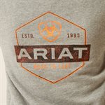 ARIAT KIDS BOLD HEX HOODIE GREY HEATHER XSMALL