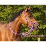 ROPE HALTER WITH REIN PASSION FLOWER SZ:FULL