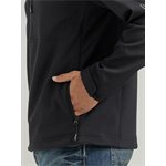 WRANGLER SOFTSHELL JACKET BLACK SMALL