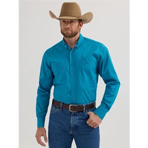 CHEMISE WRANGLER HOMME GEORGE STRAIT TURQUOISE