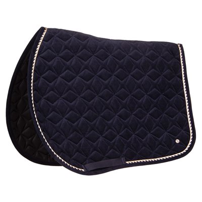 QHP SADDLE PAD ORLANDO ALL PURPOSE NAVY PONEY