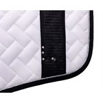 TAPIS DRESSAGE QHP BLANC / NOIR KAE FULL