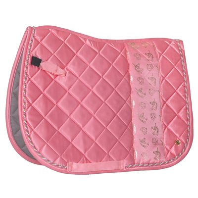 QHP CLASSIC PAD DIDY PINK SZ.PONEY