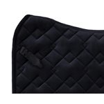 TAPIS DRESSAGE QHP NOIR VELOUR / BRILLANT FULL