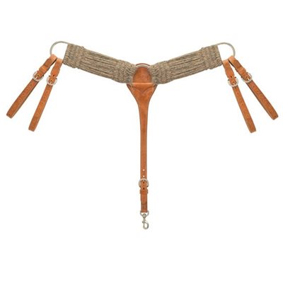 BREAST COLLAR DE ROPER WOVEN ALPACA BEIGE / TAN