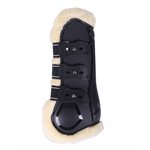 TENDON BOOTS ONTARIO BLACK WITH SHEEP GR:COB