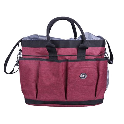 QHP GROOMING BAG BURGUNDY