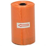 SACS DE RAMASSAGE BIODEGRADABLE PAQUET DE 4 ORANGE 80 SACS