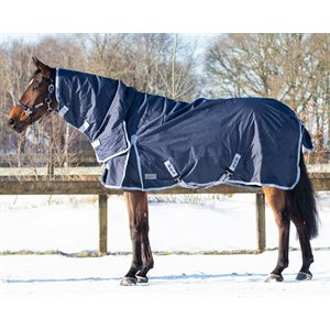 TURNOUT RUG 600D WITH NECK 300GR NAVY