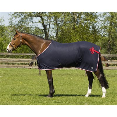 FLEECE RUG QHP ELDORADO NAVY GR:78