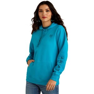 ARIAT WOMEN HOODIE LOGO 2.0 CAPRI BREEZE