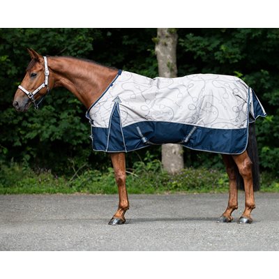 QHP TURNOUT RUG COLLECTION 0GR. BEIGE / NAVY 76