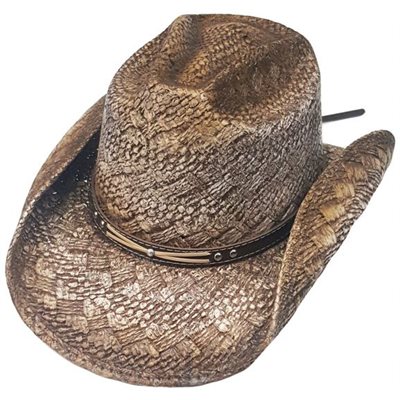 CHAPEAU COWBOY BRUN 2 TONS MEDIUM