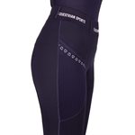 QHP RIDING TIGHTS JADY HALF GRIP SILICON NAVY 22 (34)