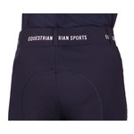 QHP RIDING TIGHTS JADY JUNIOR LEG GRIP SILICON NAVY 8YO