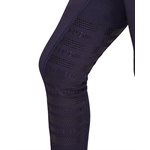 QHP RIDING TIGHTS JADY JUNIOR LEG GRIP SILICON NAVY 8YO