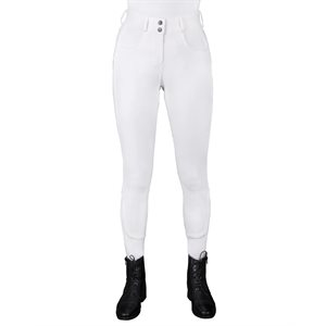 QHP KAE BREECHES FULL SEAT GRIP SILICON WHITE