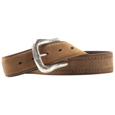 ARIAT DARK TAN LEATHER BELT SZ.32