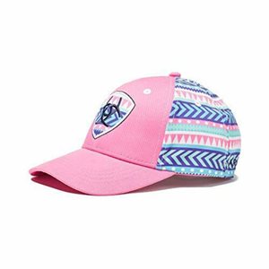 CASQUETTE ARIAT ENFANT ROSE / AZTEC LOGO NOIR AZTEC