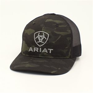 ARIAT CAP CAMO LOGO GREY