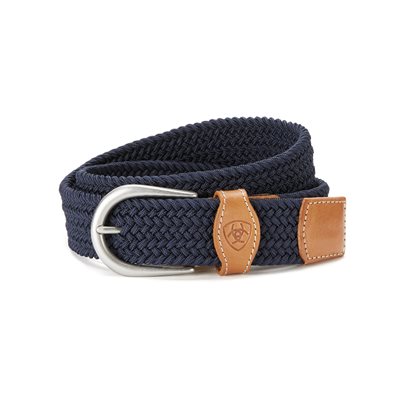 BELT ARIAT ONE RAIL WOVEN NAVY XSMALL / SMALL