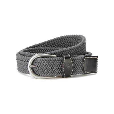 BELT ARIAT ONE RAIL WOVEN GREY XSMALL / SMALL