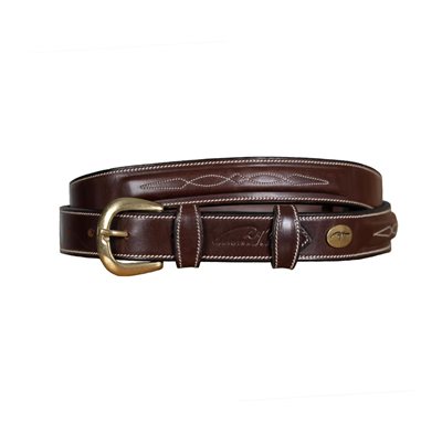 CEINTURE DY'ON FANCY STICH 100CM BRUNE