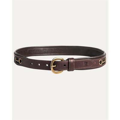 CEINTURE NOBLE AVEC MORS NOIR GR.XSMALL