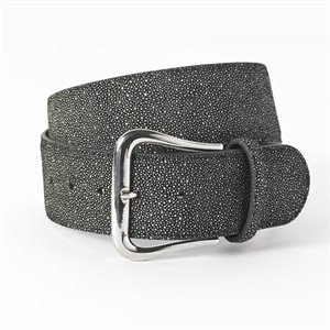 TAILORED SPORTSMAN BELT BLACK\WHITE PEBBLE BEACH