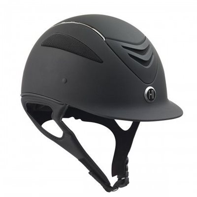 ONE K HELMET DEFENDER STRIP BLACK / CHROME MATT MEDIUM