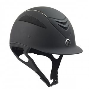 ONE K HELMET DEFENDER STRIP BLACK / CHROME MATT 