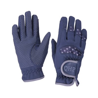 QHP GLOVE NAVY / GREY SMALL KIDS MULTI STAR