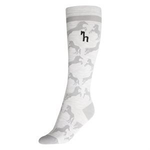 HORZE KIDS JACQUARD RINDING SOCKS