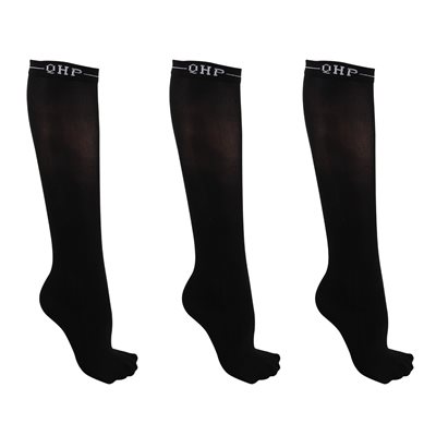 KNEE STOCKINGS COLOR SET OF 3 (BLACK) 39-42