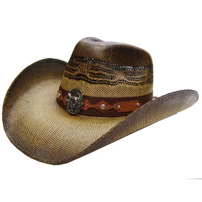 CHAPEAU COWBOY TAN / NOIR 314 S