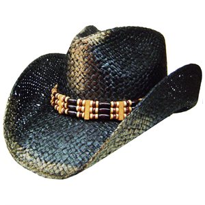 CHAPEAU COWBOY NOIR POINTE BRUNE