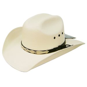 CHAPEAU COWBOY ENFANT CREME / CONTOUR NOIR XSMALL 17000K