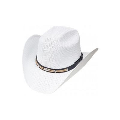 CHAPEAU COWBOY BLANC LARGE