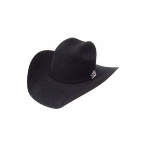 CHAPEAU COWBOY SUEDE NOIR 67 / 8 (55)