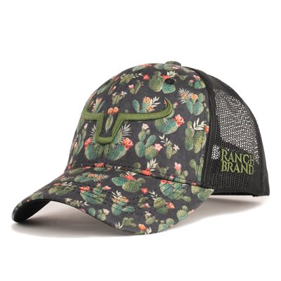 CASQUETTE RANCH BRAND PONYTAIL CACTUS 2 LOGO VERT