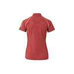 B VERTIGO ADARA WOMENS COOL TECH TRAINING SHIRT ZIP CORAL 10