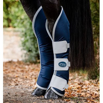 BOTTES DE TRANSPORT AMIGO RIPSTOP NAVY / SILVER PONEY