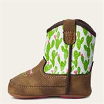 ARIAT ANAHEIM LIL'STOMPER BABY BROWN / CACTUS / PINK SZ:3