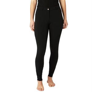 HORZE WOMENS ANNA SUMMER FULL SEAT SILICON BREECHES BLACK 