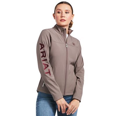 ARIAT WOMEN NEW TEAM SOFTSHELL JACKET IRON XLARGE