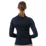 AVEEN HALF ZIP TECH TOP HORSEWARE LS NAVY MEDIUM