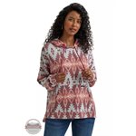 PULLOVER WRANGLER FEMME AZTEC ROUGE GEO GR.S