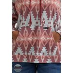 PULLOVER WRANGLER FEMME AZTEC ROUGE GEO GR.XL